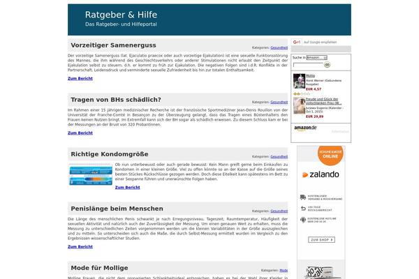 ratgeber-und-hilfe.de site used Blogging