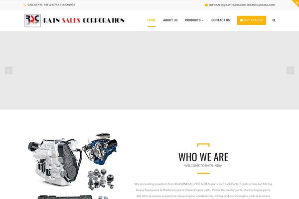 Darna theme site design template sample