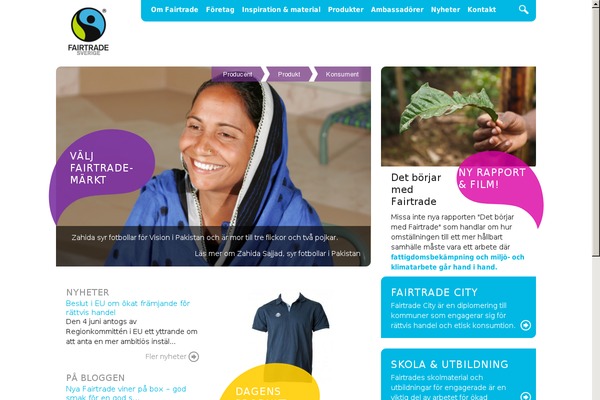 Fairtrade theme site design template sample