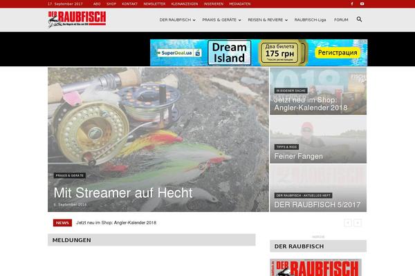 raubfisch.de site used Newspaper-child-raubfisch