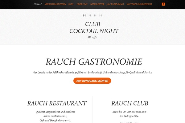 rauchgastronomie.at site used Rauch