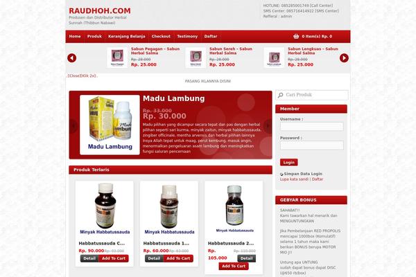 raudhoh.com site used Wpreseller