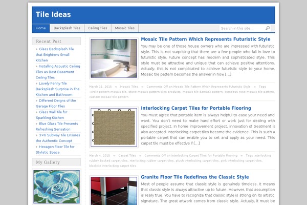 WordPress website example screenshot