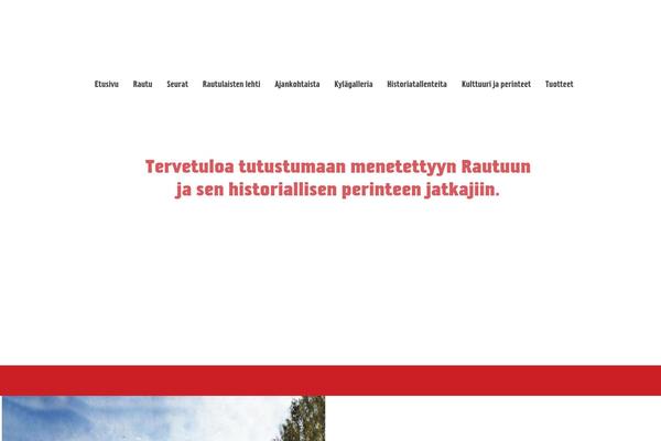 rautu.fi site used Groteski