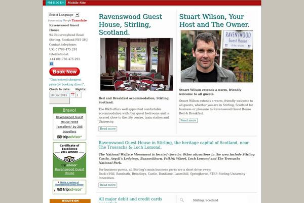 ravenswoodguesthouse.com site used Version16updated100fixed