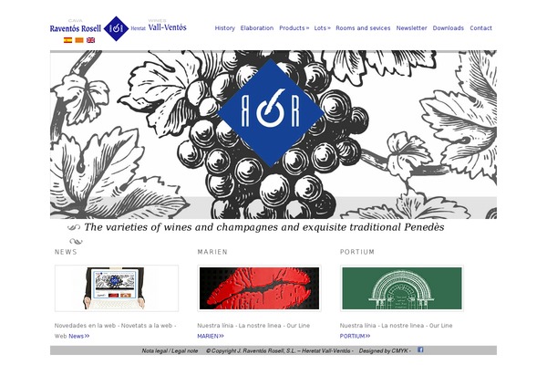raventosrosell.com site used Dandelion_v2.6.1