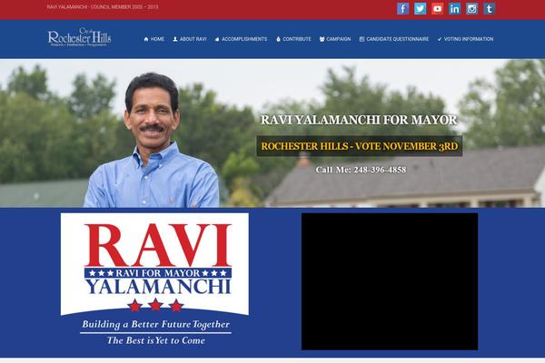 ravi4mayor.com site used Politics