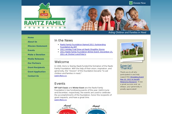 ravitzfamilyfoundation.org site used Troika