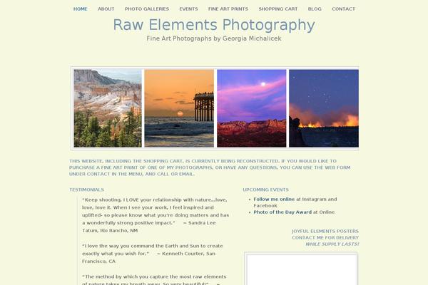 rawelementsphotography.com site used Photocrati