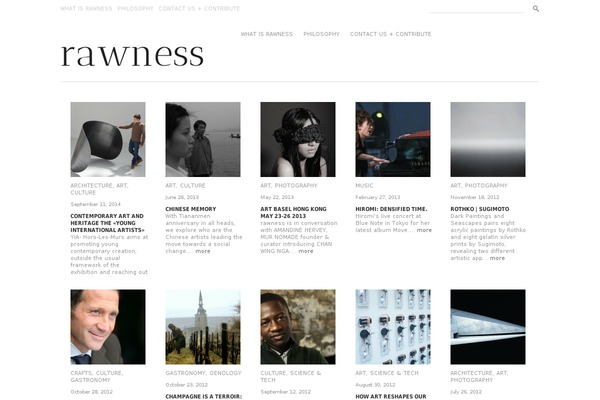 rawness.org site used Grid Style Theme