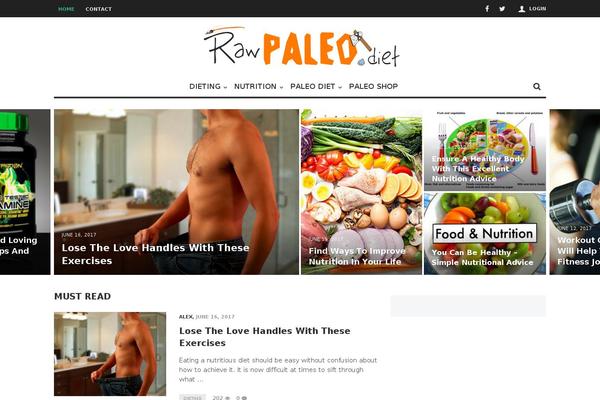rawpaleo.diet site used Curated