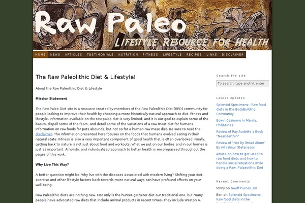 WordPress website example screenshot