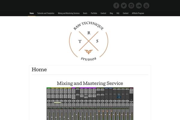 rawtechniquestudios.com site used Musicmaker