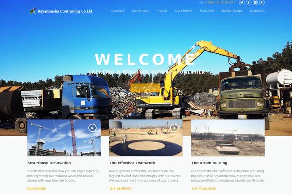 building-construction-lite theme websites examples