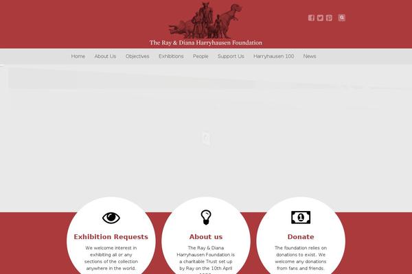 harryhausen theme websites examples