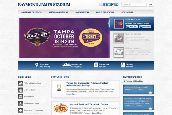STADIUM theme websites examples