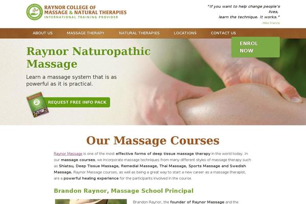 raynormassage.com site used Raynormassage