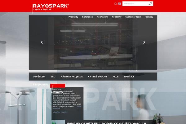 rayspark.cz site used Rayspark