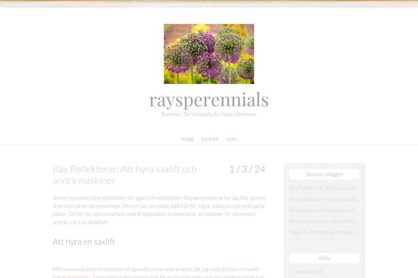 raysperennials.se site used Marykate-wpcom