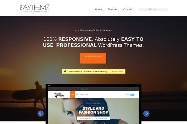 raythemz.com site used Raythemz-theme