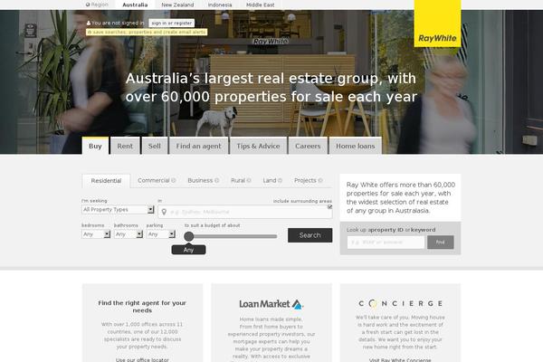 raywhitebanorapoint.com.au site used Raywhitedotcom