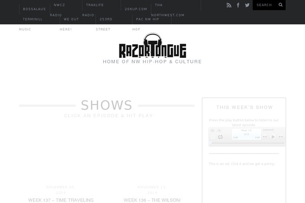 WordPress website example screenshot
