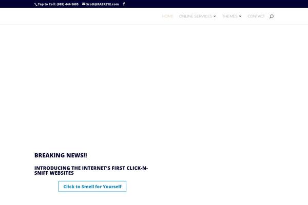 Divi theme site design template sample