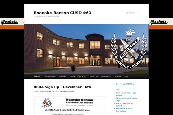 WordPress website example screenshot