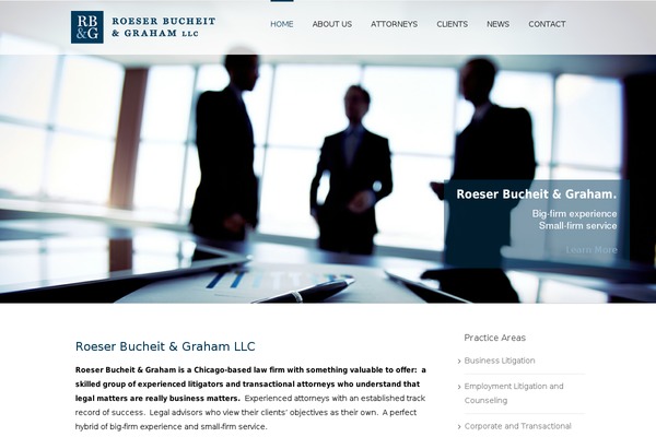WordPress website example screenshot