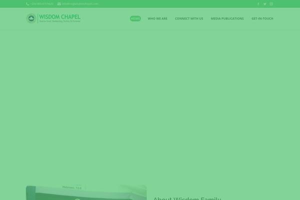 The7 theme site design template sample