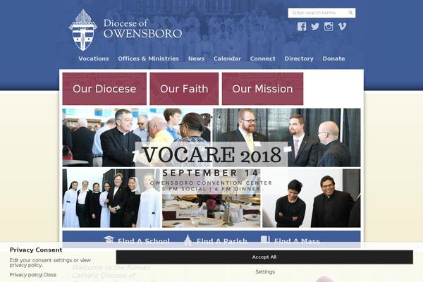 rcdok.org site used Owensborodiocese