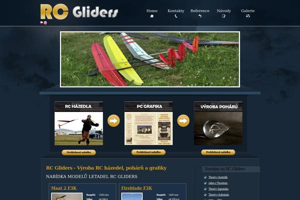 rcgliders.cz site used Wp_rcgliders