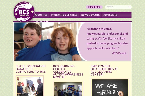 rcslearning.org site used Rcs_responsive