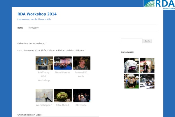 rda-messe.de site used Twenty Twelve