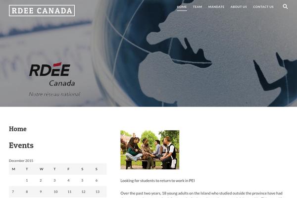 Radium theme site design template sample