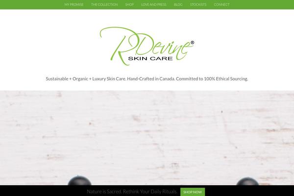 rdevineskincare.com site used Nectar-theme
