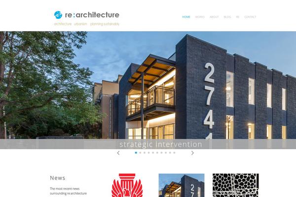 re-architecture.com site used Mammoth-wp