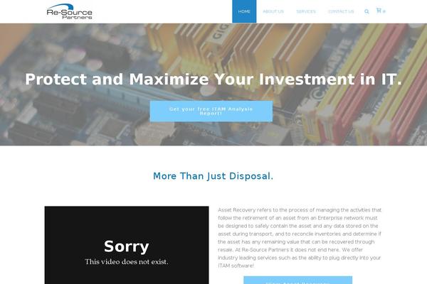 WordPress website example screenshot