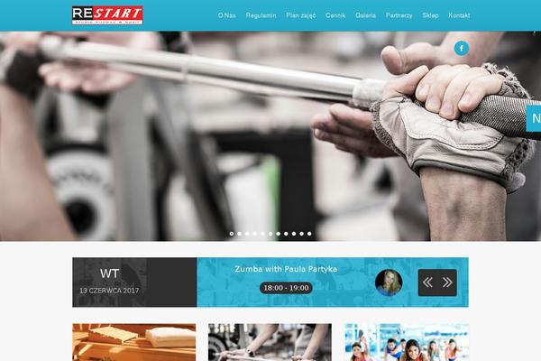 Sport theme site design template sample