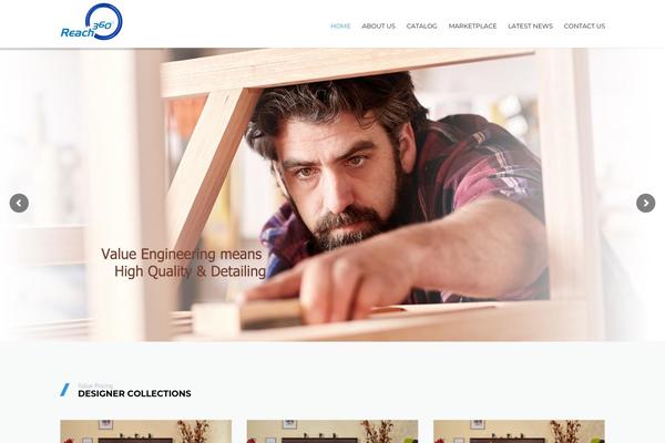 Industrial theme site design template sample