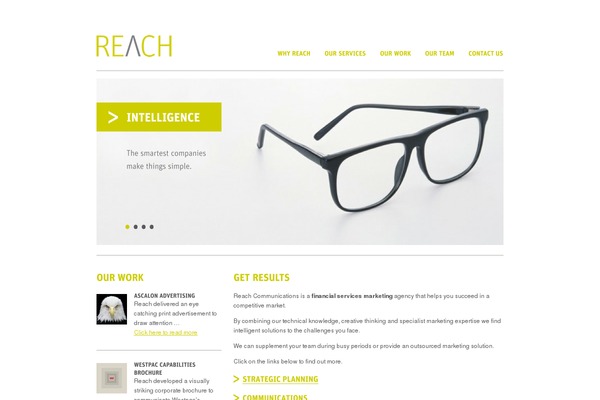 reachcomms.com site used Reach