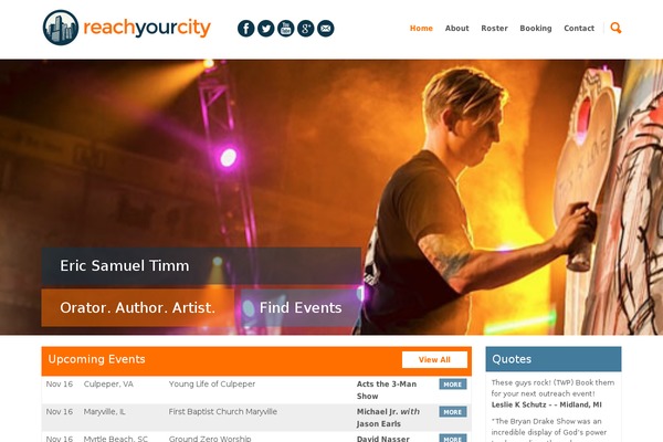 reachyourcity.com site used Reach-your-city