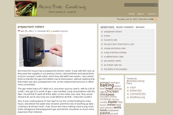 reactivecooking.com site used Statement