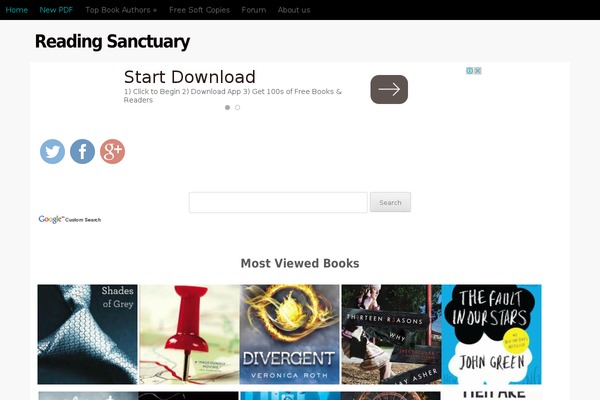 readingsanctuary.com site used Ambition-child