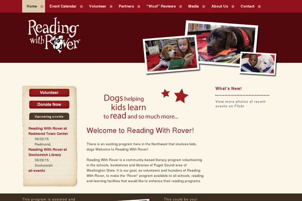 readingwithrover.org site used Rwr