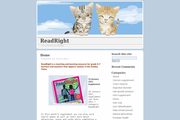 readright.co.za site used Furry Family