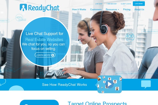 readychat.com site used Readychat