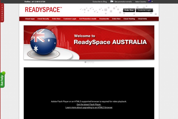 readyspace.com.au site used Realhost