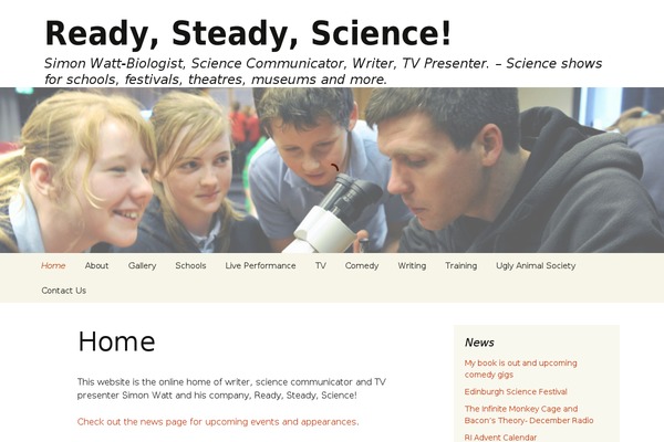 readysteadyscience.com site used Twenty Thirteen