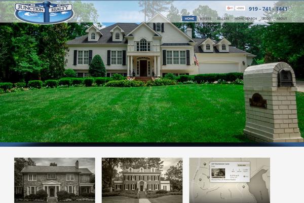Realstate theme site design template sample
